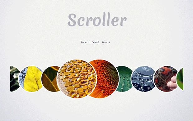 3种HTML5图片滚动特效